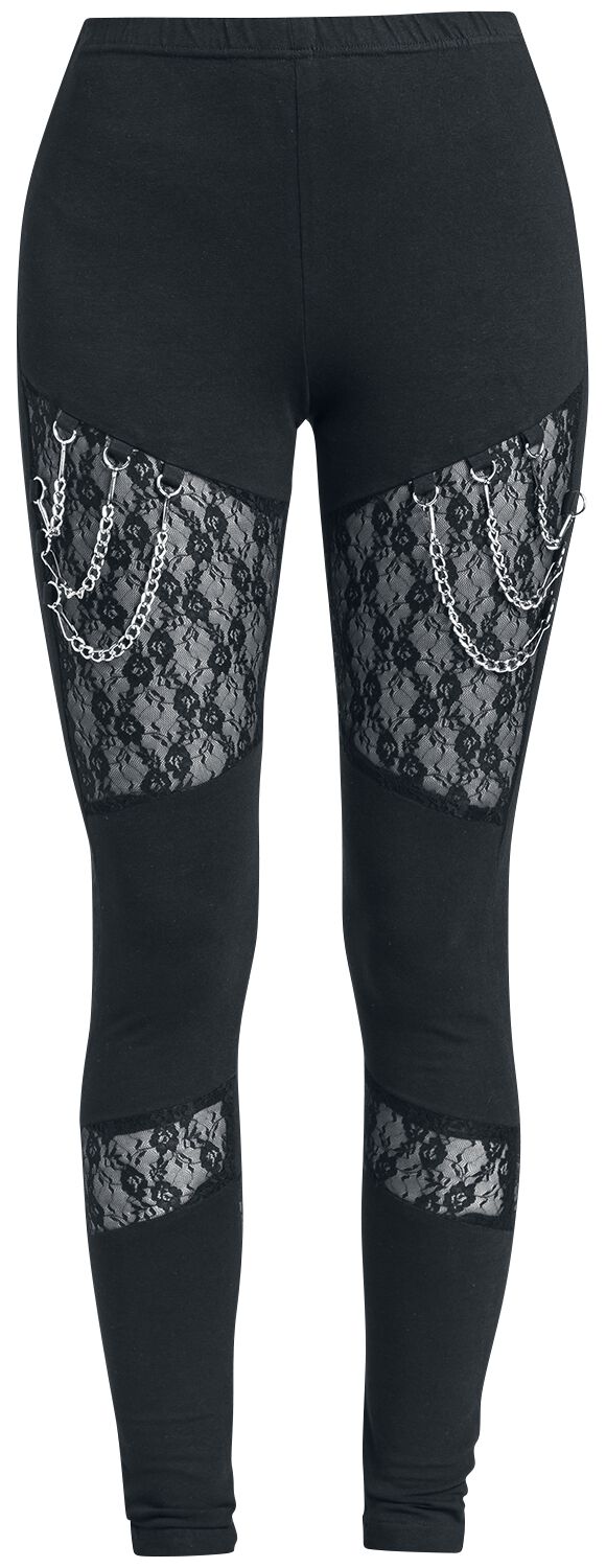 Vixxsin Purgatory Leggings Leggings schwarz weiß