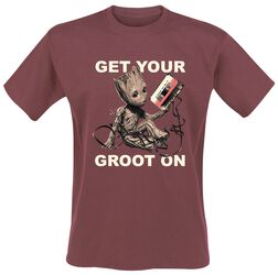 Guardians of the Galaxy - Baby Groot Heart T-Shirt Damen weiß