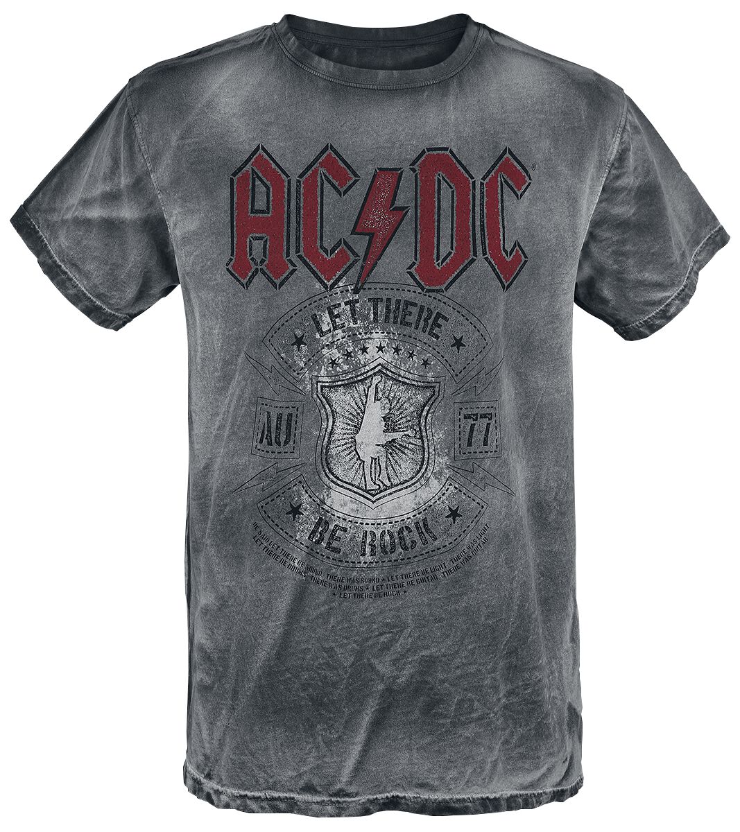 AC/DC Let There Be Rock T-Shirt grau in 3XL