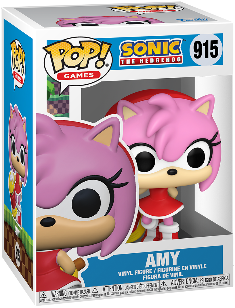 Sonic The Hedgehog - Amy Vinyl Figur 915 - Funko Pop! Figur - multicolor