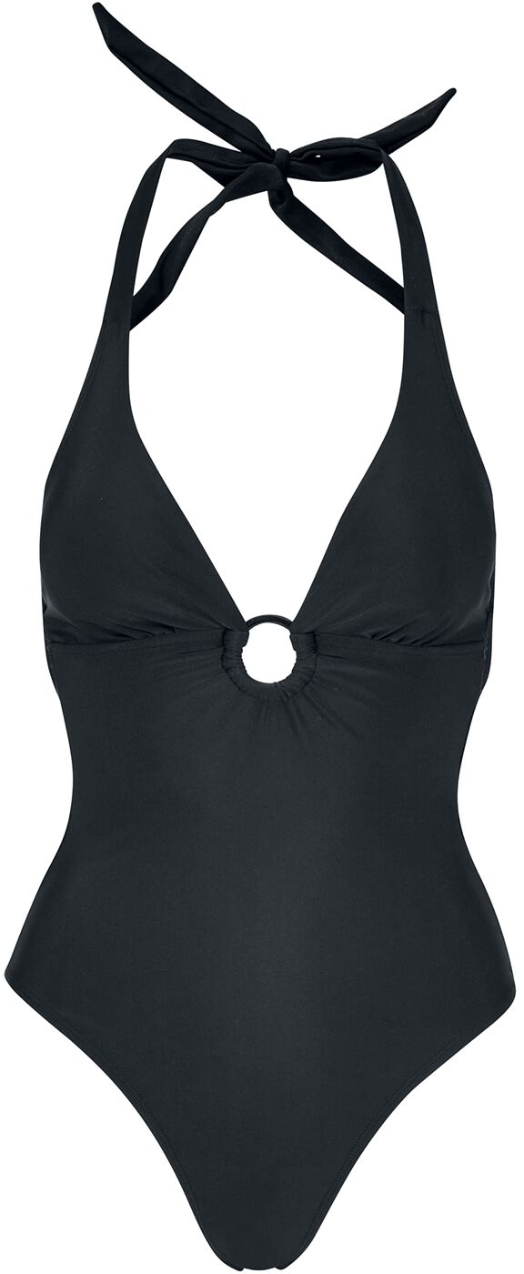 Urban Classics - Ladies Recycled Neckholder Swimsuit - Badeanzug - schwarz