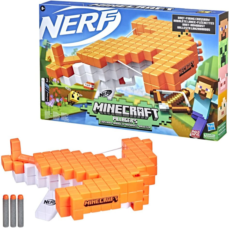 Minecraft Nerf Minecraft Pillager‘s Armbrust Spielzeug multicolor