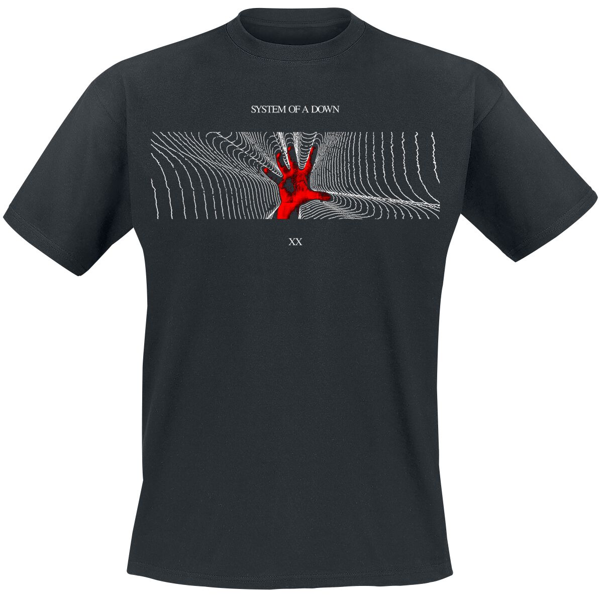 System Of A Down T-Shirt - Radiation - S bis XXL - für Männer - Größe XL - schwarz  - Lizenziertes Merchandise!