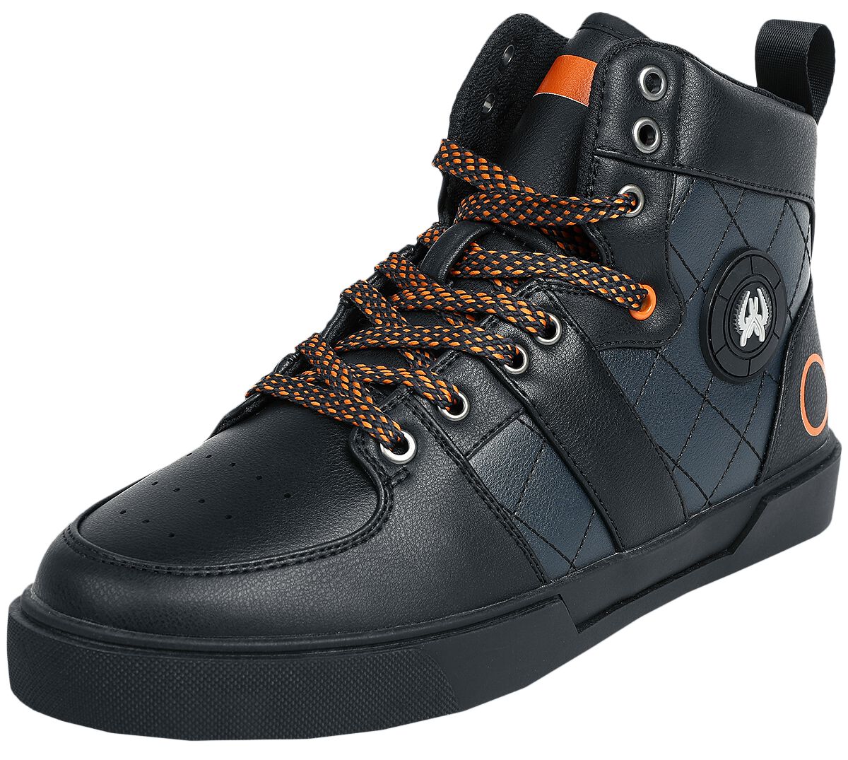 Counter-Strike - Gaming Sneaker high - Global Offensive - CS:GO - EU37 bis EU44 - Größe EU44 - schwarz/blau  - EMP exklusives Merchandise!