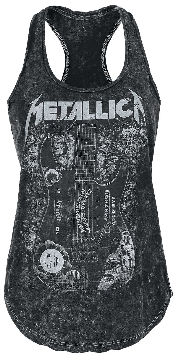 Metallica Top - Ouija Guitar - S bis XXL - für Damen - Größe S - schwarz  - EMP exklusives Merchandise!