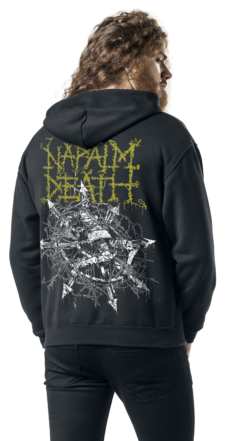 Napalm Death Chaos Kapuzenjacke schwarz