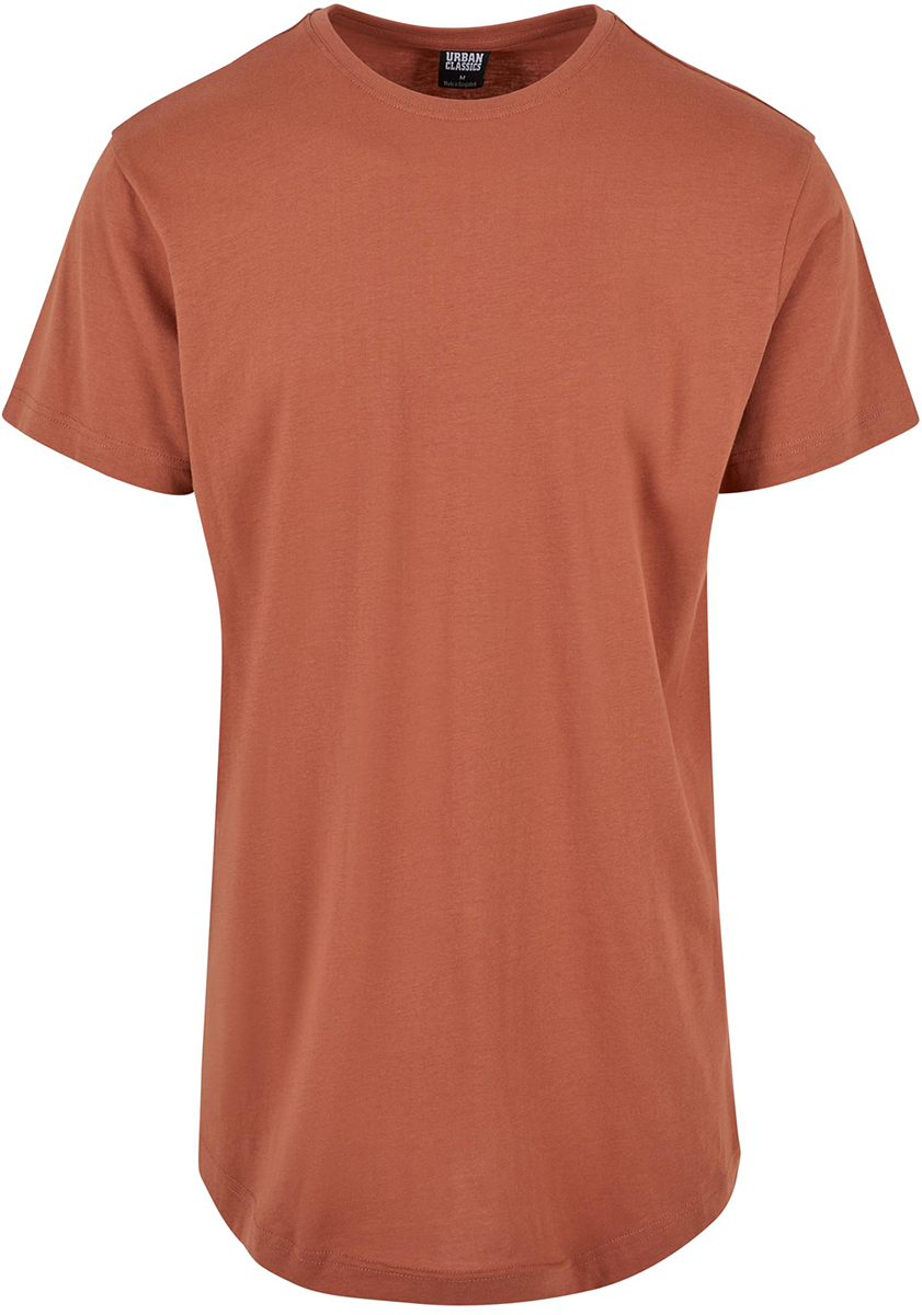 Urban Classics - Shaped Long Tee - T-Shirt - braun