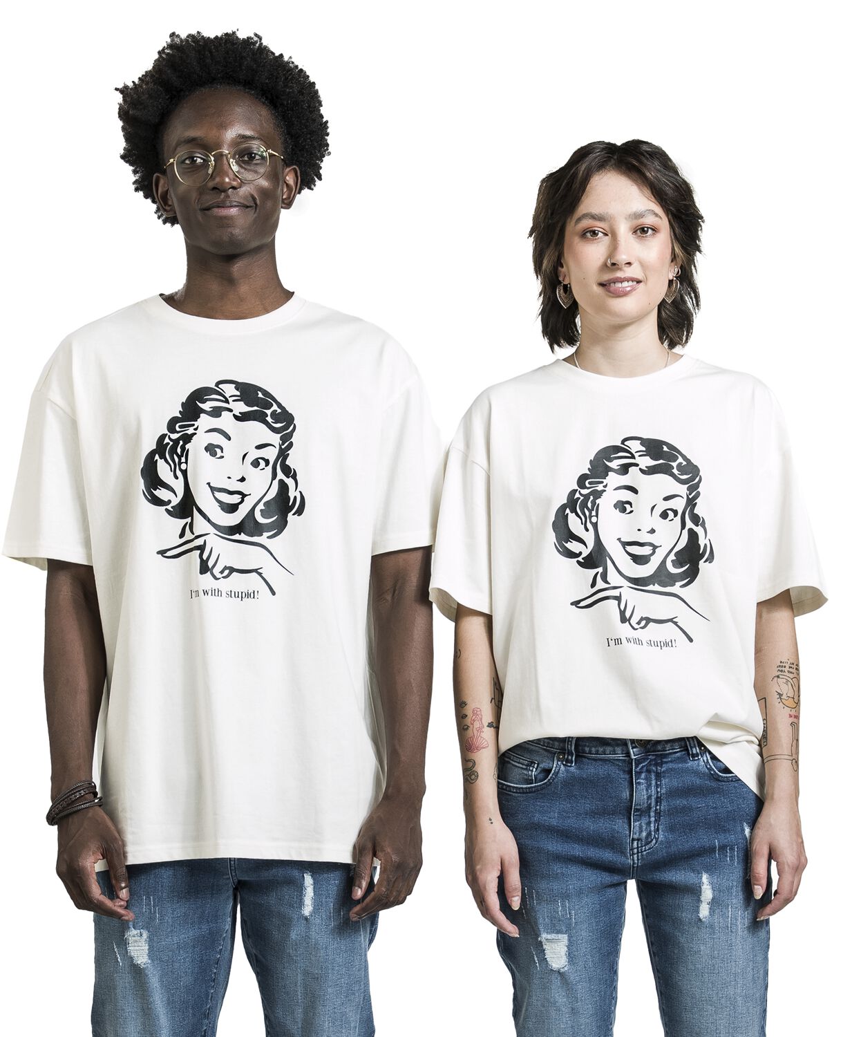 Image of T-Shirt di EMP Special Collection - EMP Special Collection X Urban Classics unisex t-shirt - M a XXL - Donna - panna