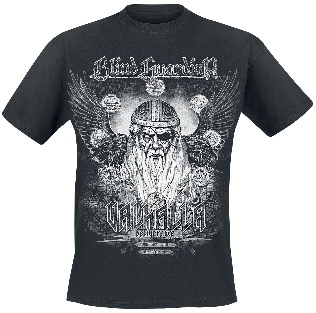 Image of Blind Guardian Valhalla - Deliverance T-Shirt schwarz