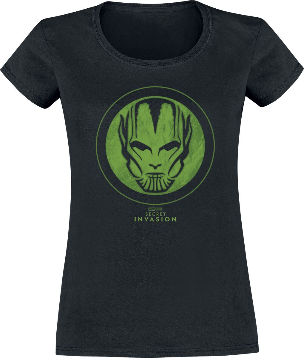 Secret Invasion Skrull Logo T-Shirt schwarz in XL