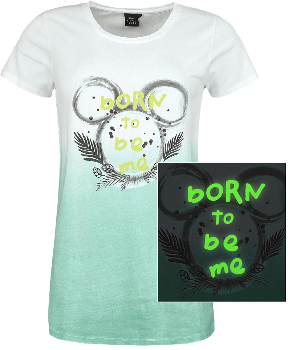 Micky Maus Born To Be Me T-Shirt multicolor in XXL