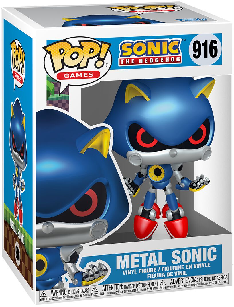 Sonic The Hedgehog Metal Sonic Vinyl Figur 916 Funko Pop! multicolor