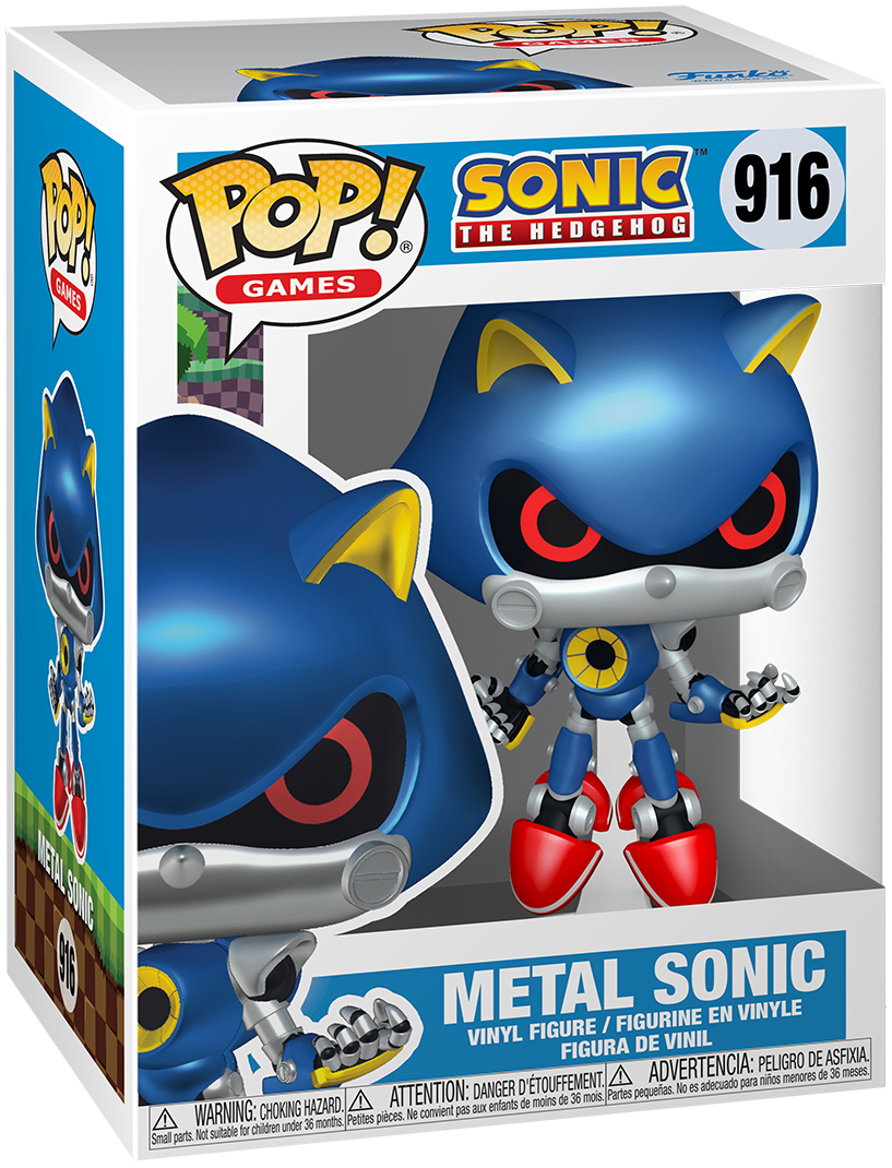 Sonic The Hedgehog - Metal Sonic Vinyl Figur 916 - Funko Pop! Figur - multicolor
