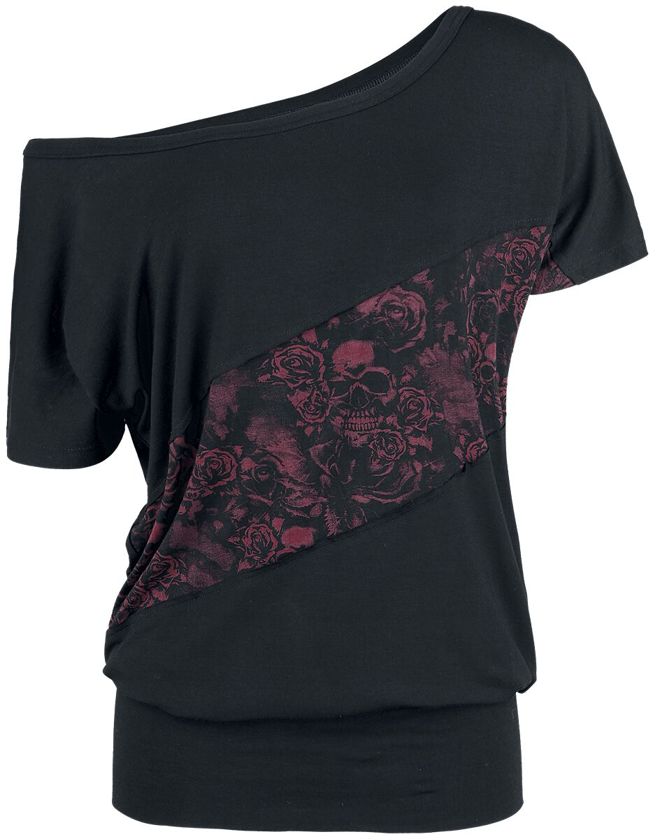 Black Premium by EMP T-Shirt - Can You Read My Mind - S bis 3XL - für Damen - Größe 3XL - schwarz/rot
