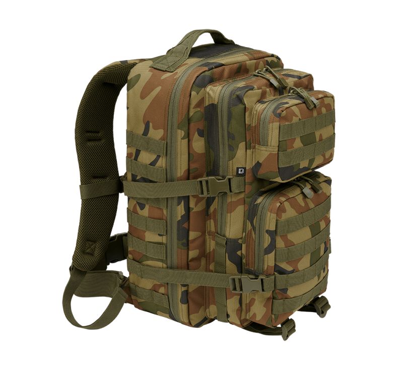 Brandit - Camouflage/Flecktarn Rucksack - US Cooper Large Backpack - woodland