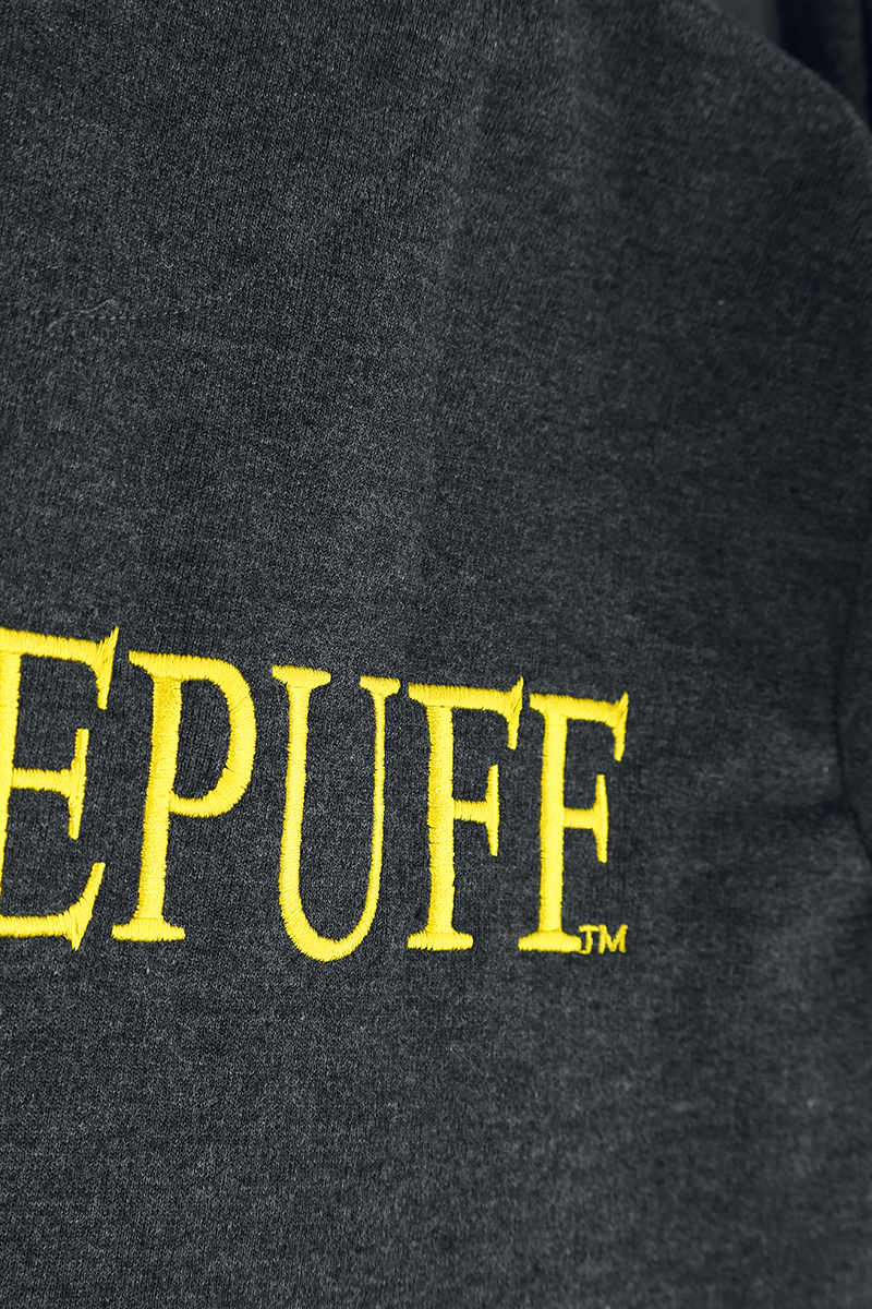 Harry Potter Hufflepuff Sport Kapuzenjacke grau gelb