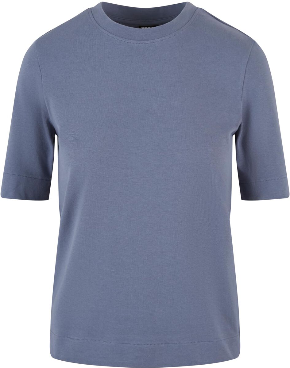 Urban Classics T-Shirt - Ladies Classy Tee - XS bis 4XL - für Damen - Größe 4XL - blau