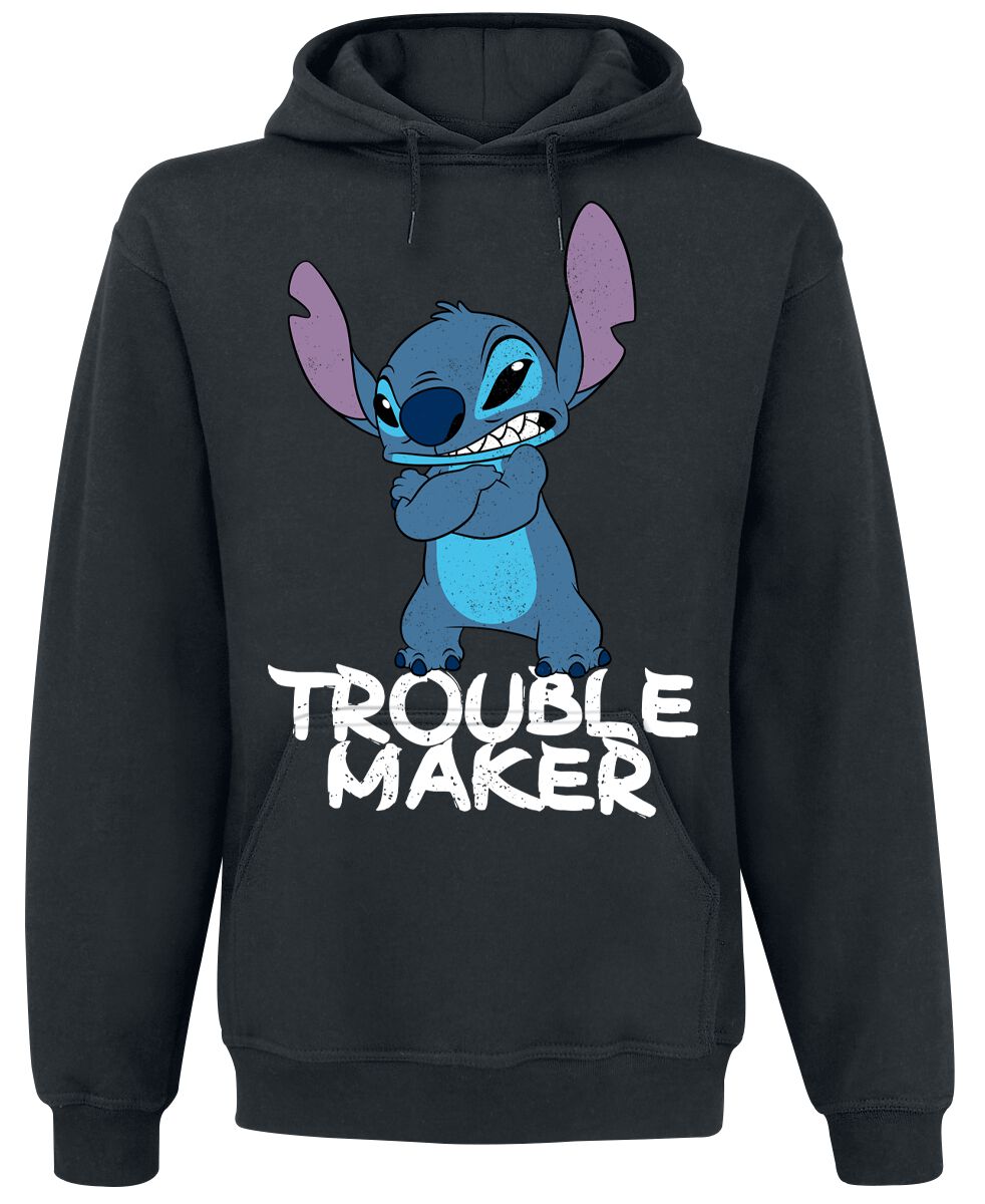 Lilo & Stitch Stitch - Trouble Maker Kapuzenpullover schwarz