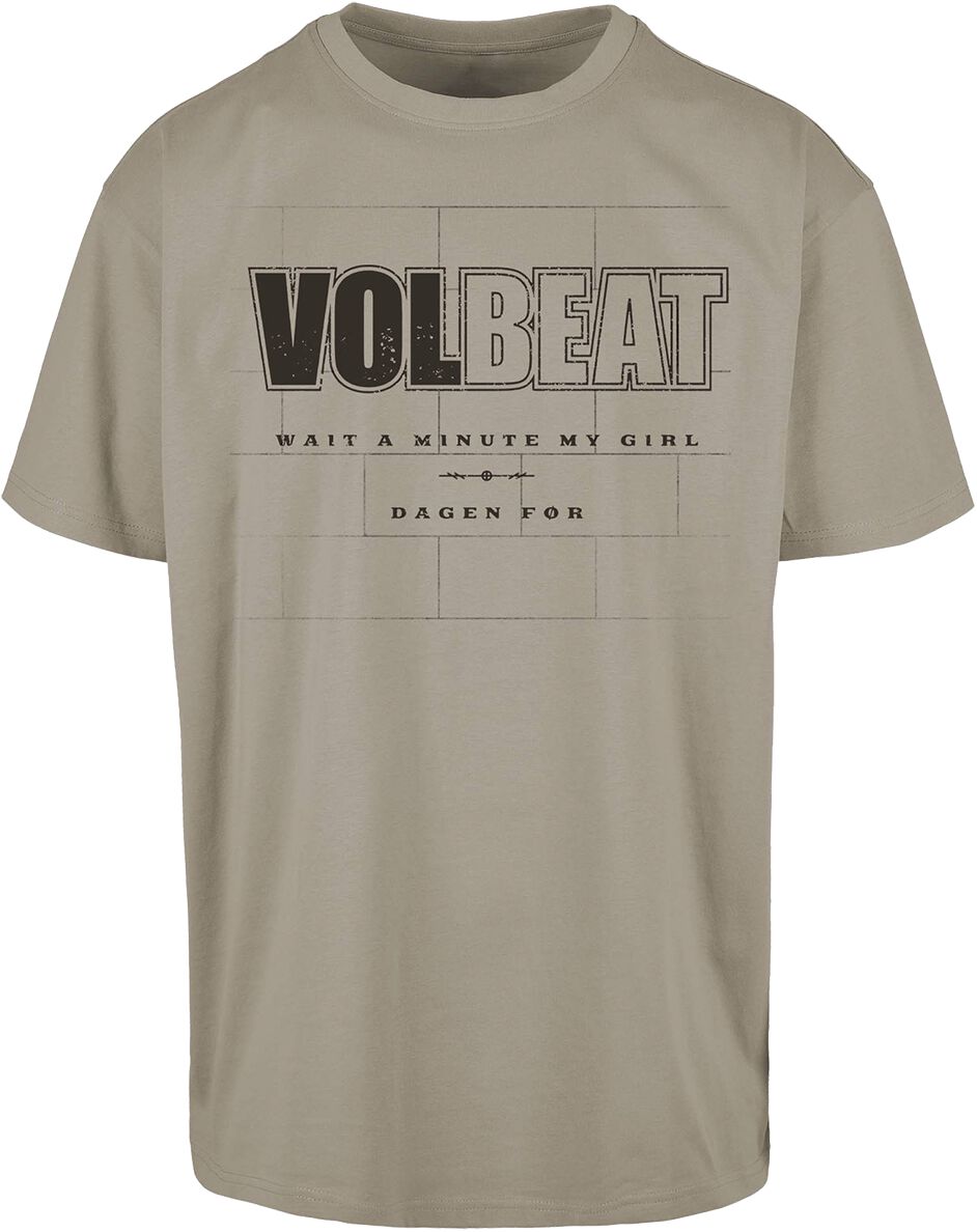 Image of Volbeat Wait A Minute My Girl T-Shirt sand