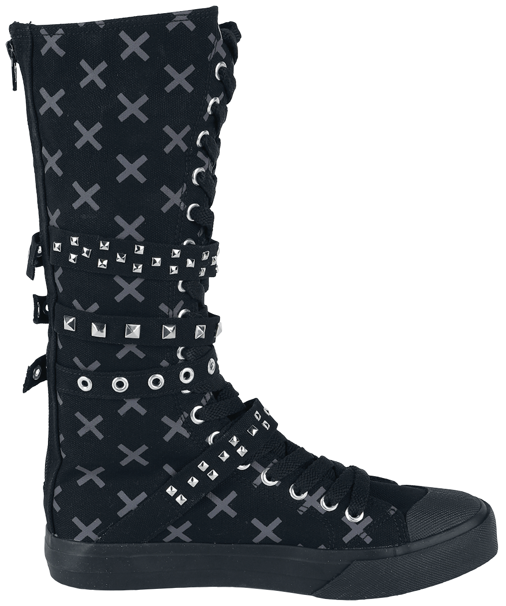 Black Blood by Gothicana Phat Kandi X Black Blood by Gothicana Sneaker Sneaker high schwarz - 45.01% Rabatt