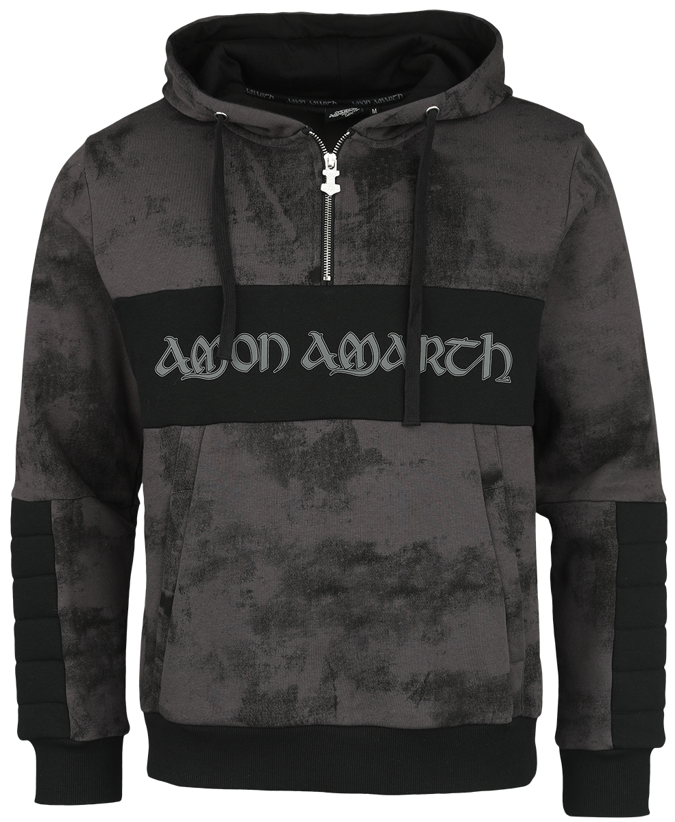 Amon Amarth - EMP Signature Collection - Kapuzenpullover - dunkelgrau| schwarz - EMP Exklusiv!