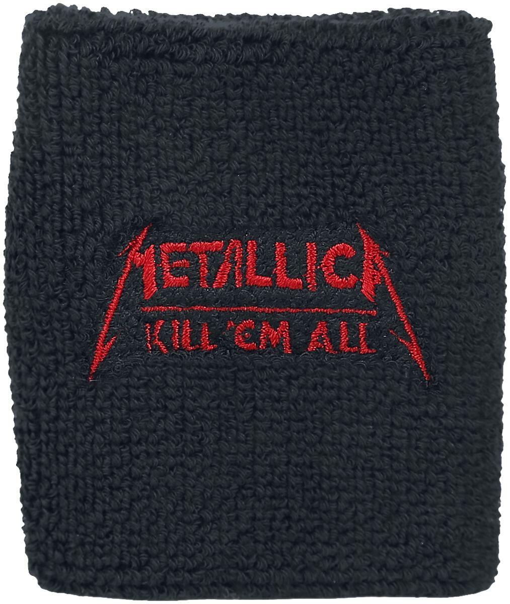 Metallica Schweißband - Kill `Em All - Wristband - schwarz  - Lizenziertes Merchandise!