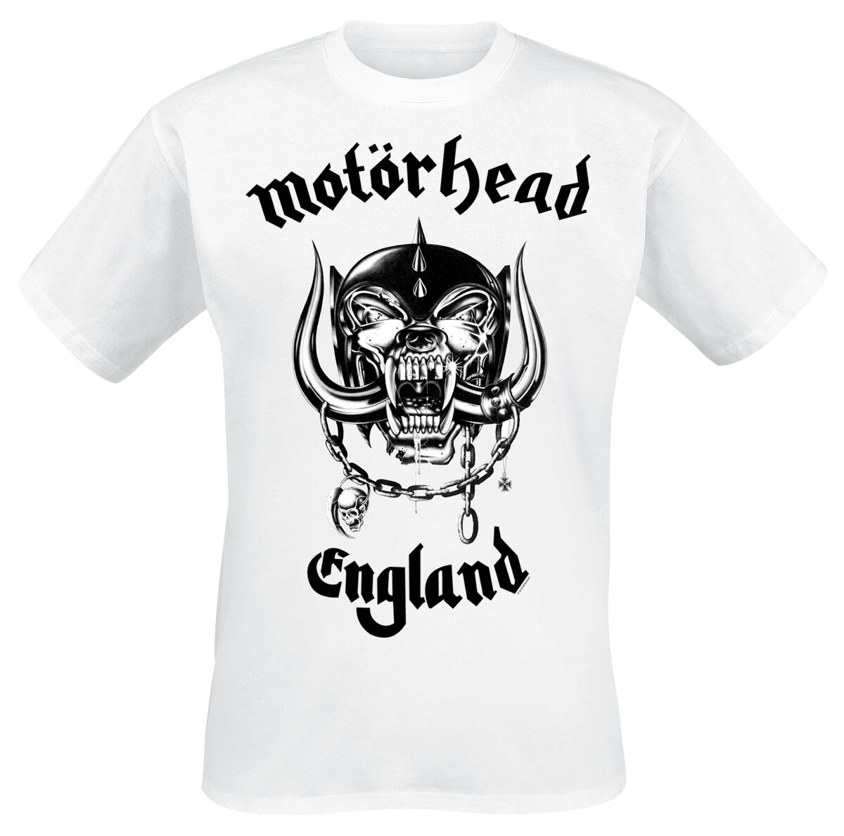 Image of T-Shirt di Motörhead - England - S a XXL - Uomo - bianco