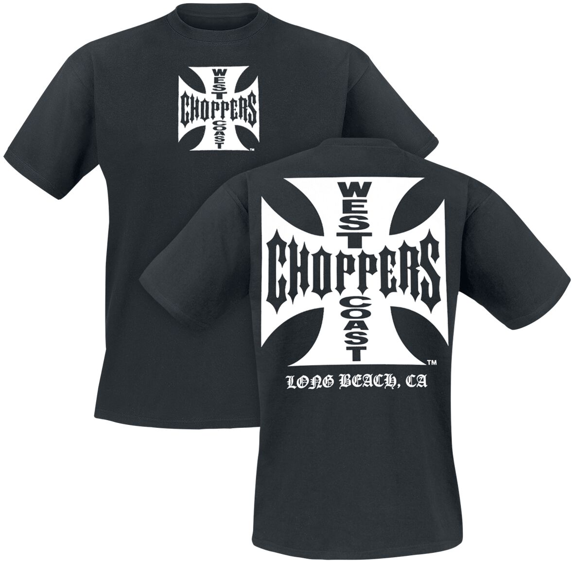 Image of T-Shirt di West Coast Choppers - OG Classic - XL a 3XL - Uomo - nero