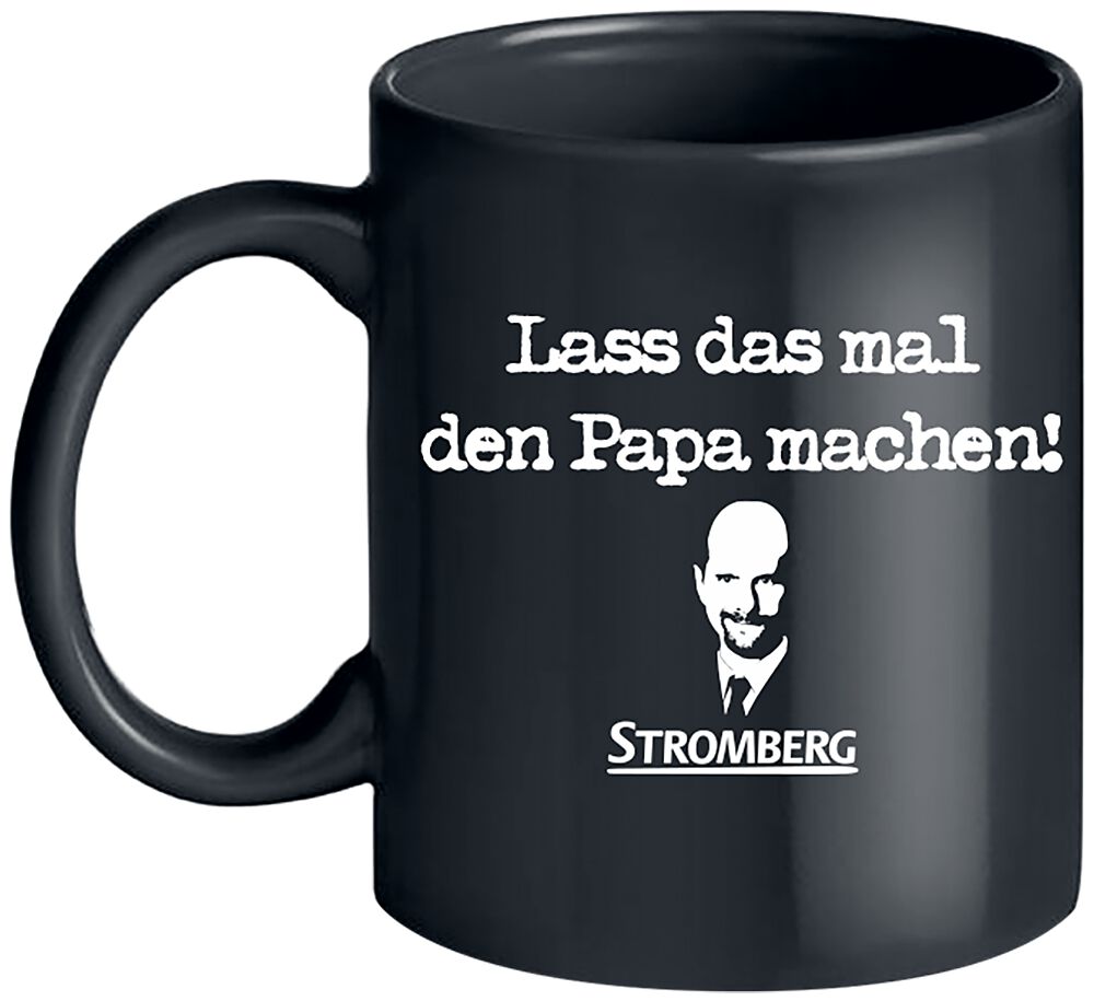Stromberg Tasse - Lass das mal den Papa machen! - schwarz  - EMP exklusives Merchandise!