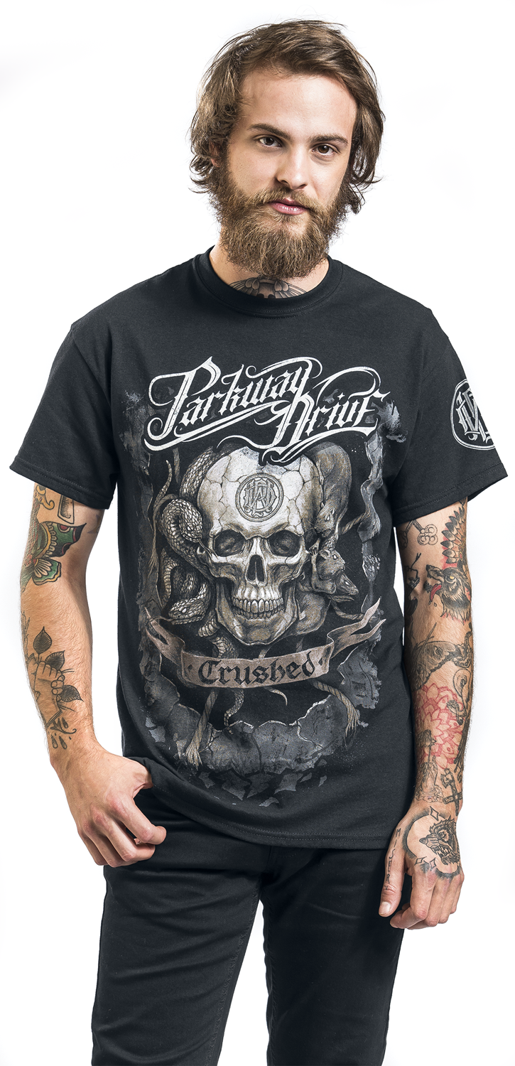 Parkway Drive Crushed Skull T-Shirt schwarz