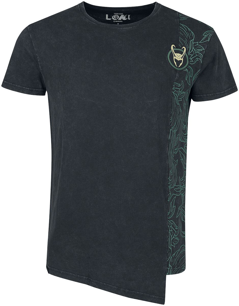 Loki God Of Mischief T-Shirt schwarz in XL