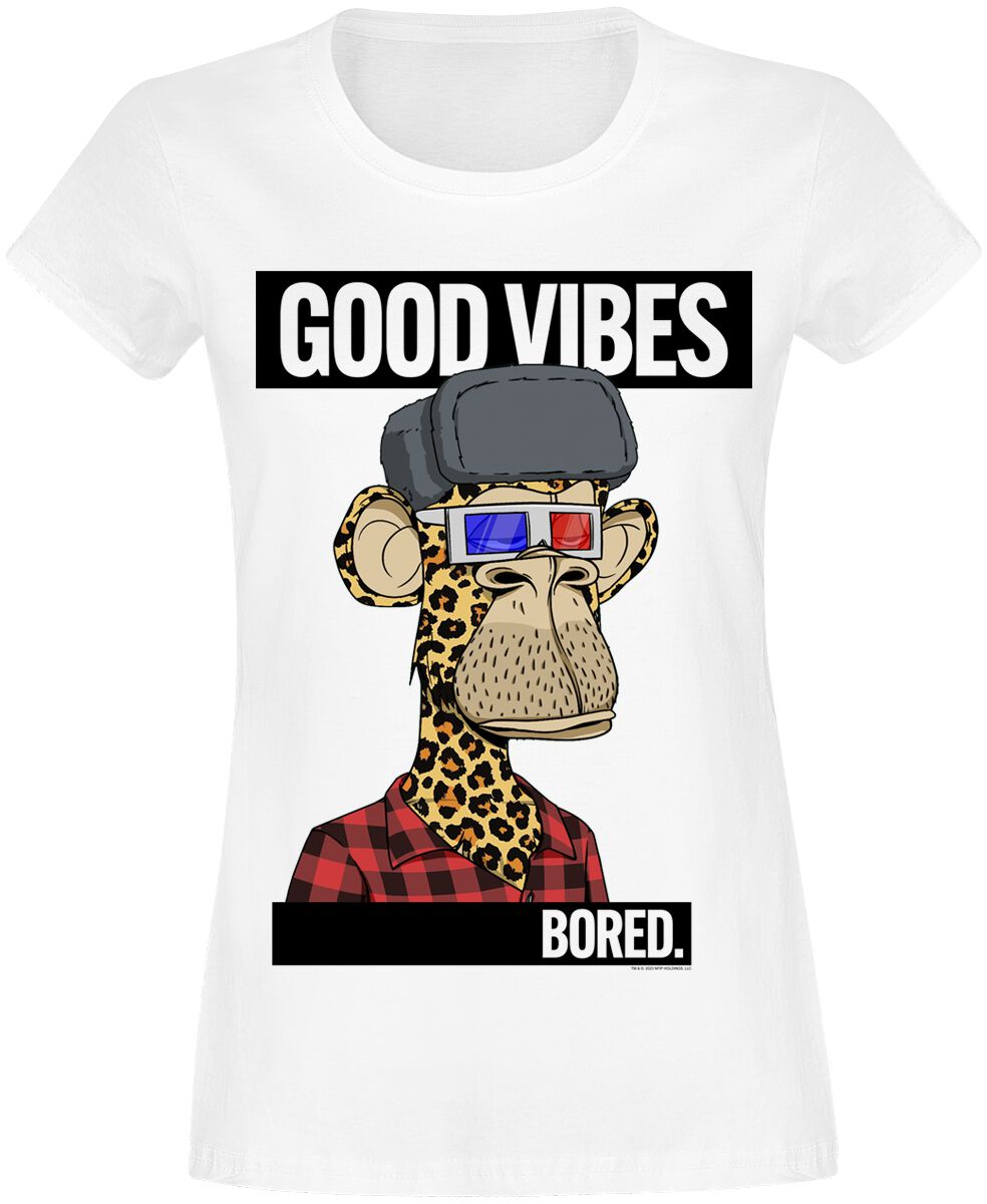 Bored Of Directors Good Vibes T-Shirt weiß in L