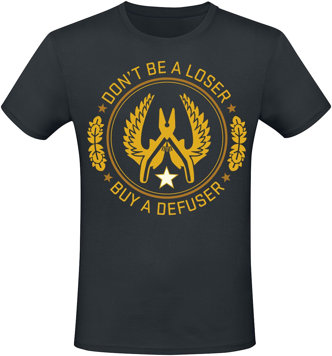 Counter-Strike - Gaming T-Shirt - 2 - Defuser - S bis XXL - für Männer - Größe S - schwarz  - EMP exklusives Merchandise!