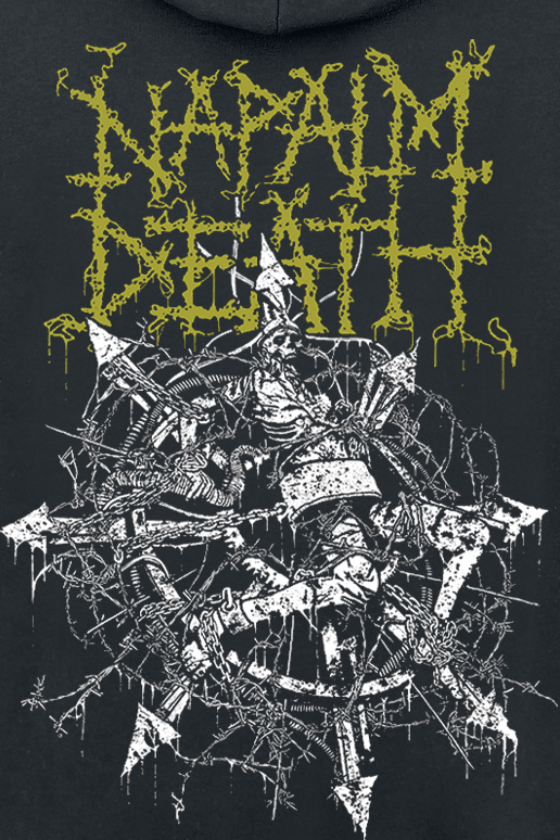 Napalm Death Chaos Kapuzenjacke schwarz