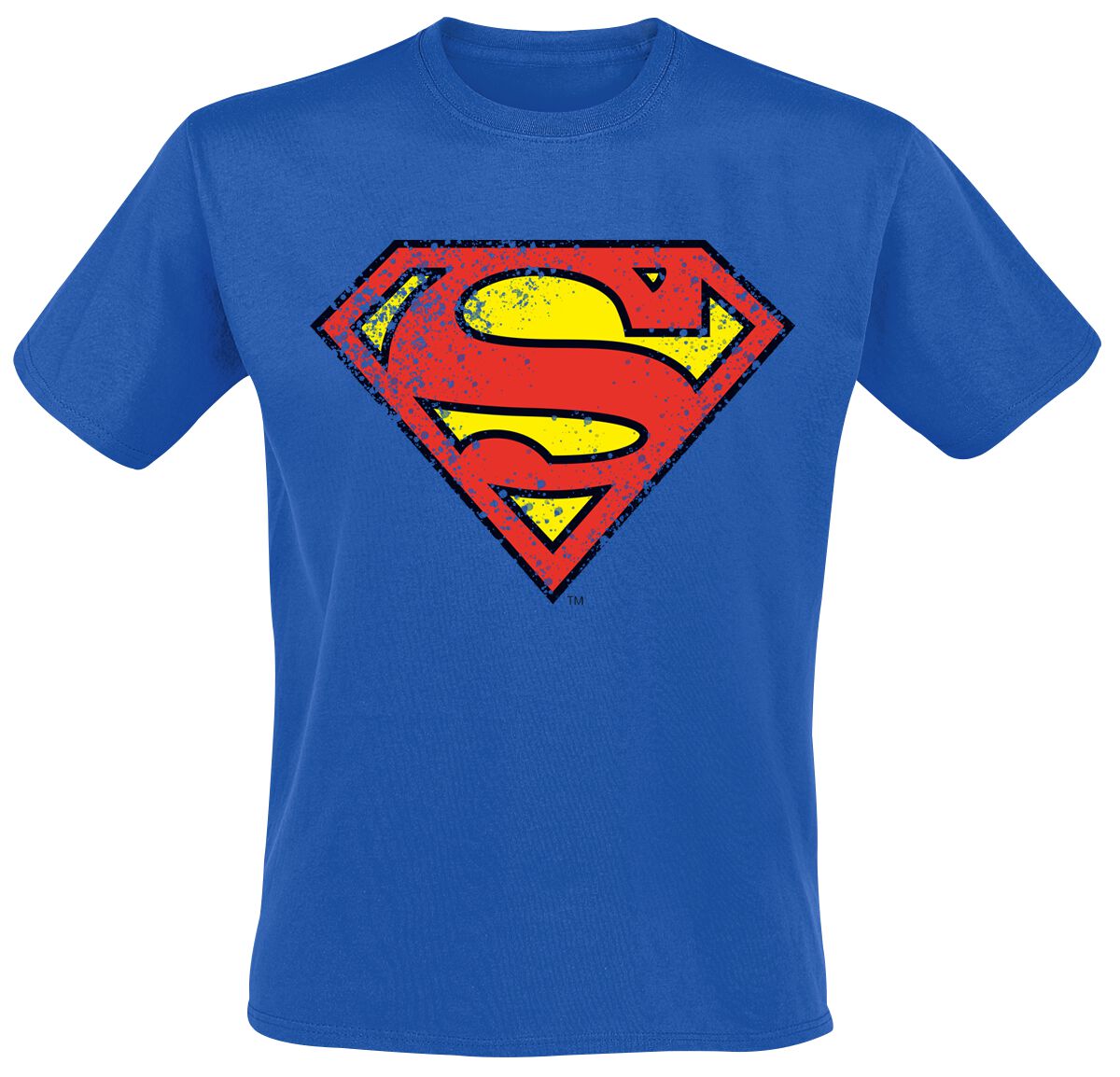 Superman - DC Comics T-Shirt - Crest - S bis XXL - für Männer - Größe S - blau  - EMP exklusives Merchandise!