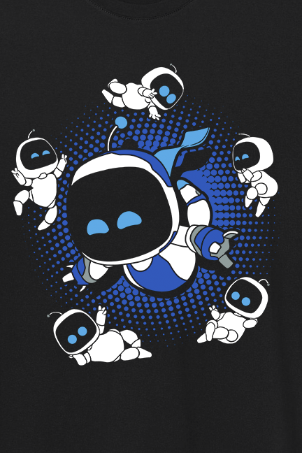 Playstation Astro's Playroom Party T-Shirt schwarz