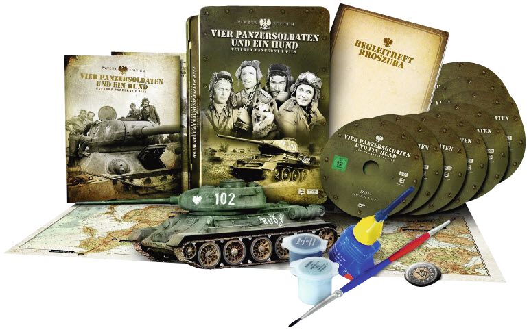 Die komplette Serie Vier Panzersoldaten und ein Hund DVD EMP