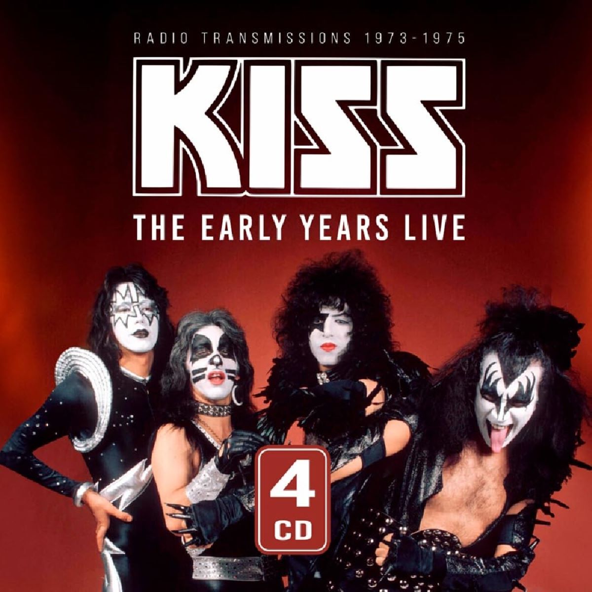 The early years live 1973-1975 / Radio Broadcast von Kiss - 4-CD (Boxset)
