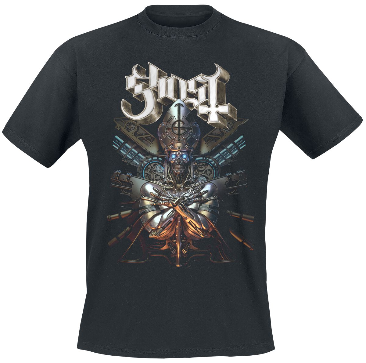 Ghost T-Shirt - Phantomime With Background - S bis 4XL - für Männer - Größe XL - schwarz  - Lizenziertes Merchandise!