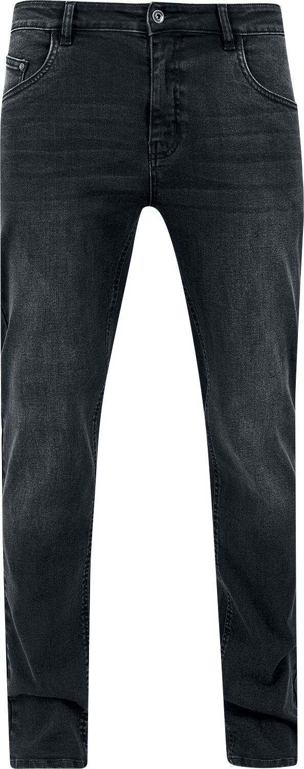 Urban Classics Jeans - Stretch Denim Pants - W30L32 bis W38L32 - für Männer - Größe W38L32 - schwarz