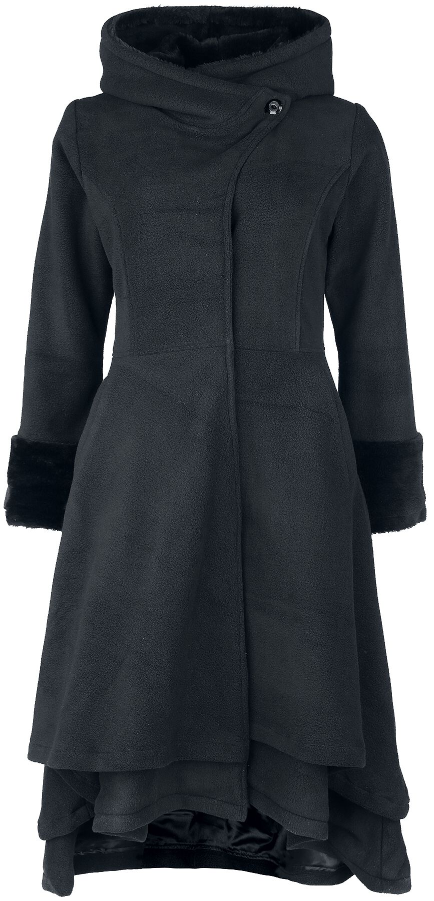 Vixxsin Gloaming Coat Mantel schwarz in S