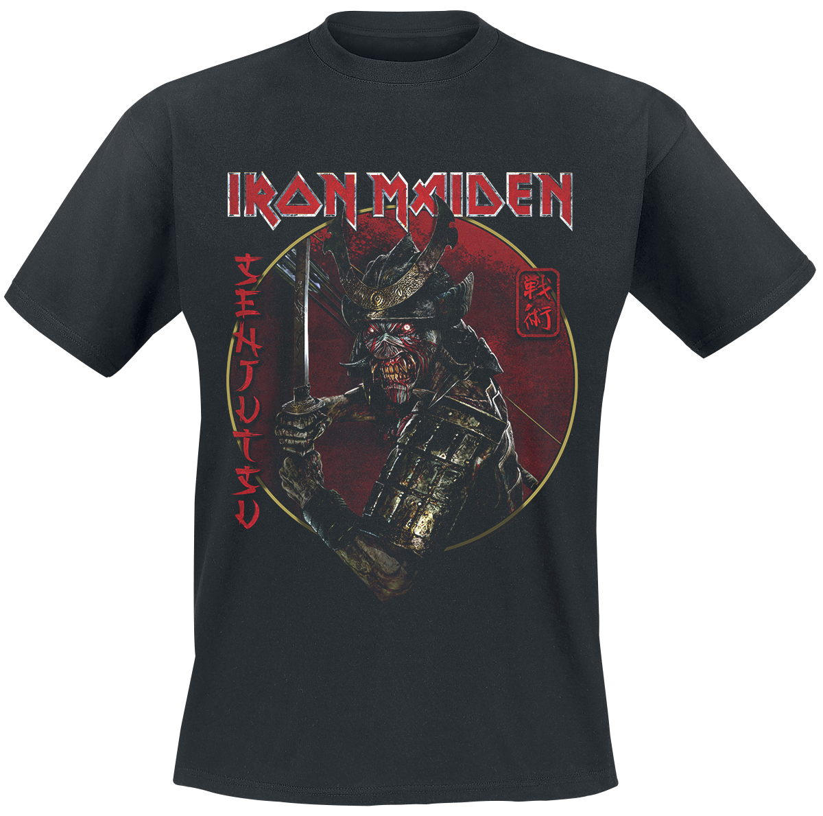 Iron Maiden - Senjutsu Eddie Gold Circle - T-Shirt - schwarz - EMP Exklusiv!