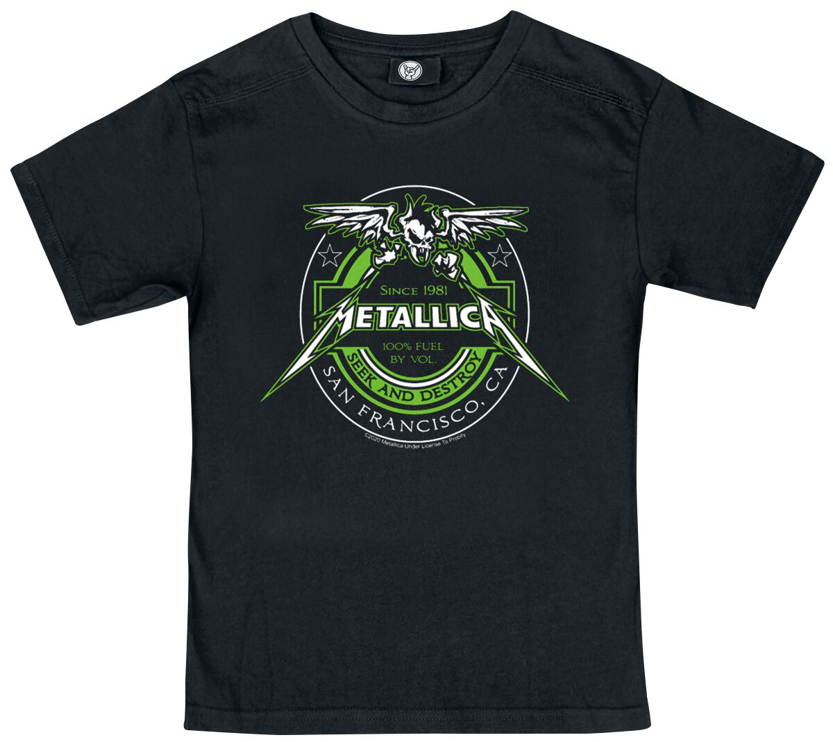 Metallica T-Shirt - Metal-Kids - Fuel - 92 bis 164 - für Mädchen & Jungen - Größe 164 - schwarz  - Lizenziertes Merchandise!