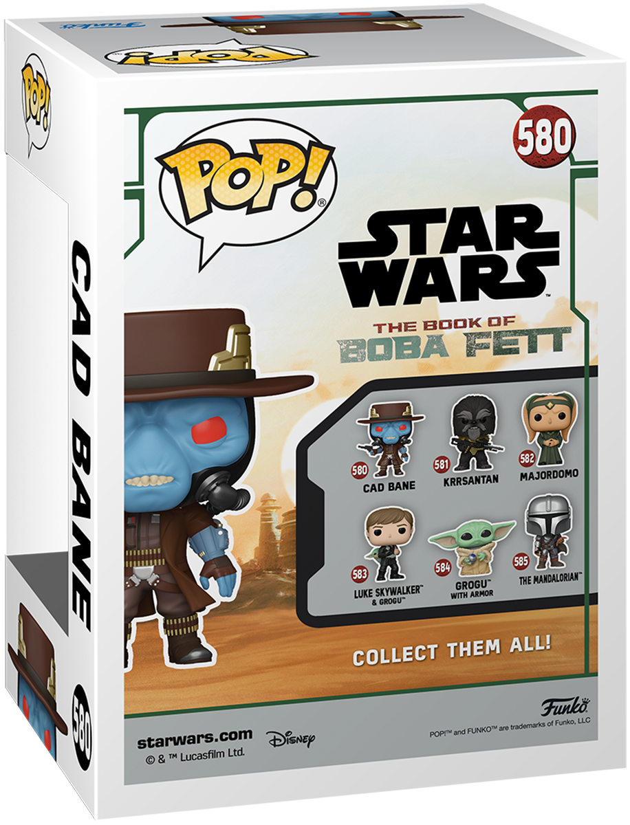 Star Wars The Book Of Boba Fett - Cad Bane Vinyl Figur 580 Funko Pop! multicolor