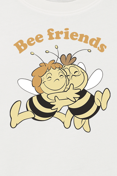 Die Biene Maja T-Shirt - Kids - Bee Friends - 128 bis 164 - für Mädchen - Größe 164 - altweiß  - EMP exklusives Merchandise!