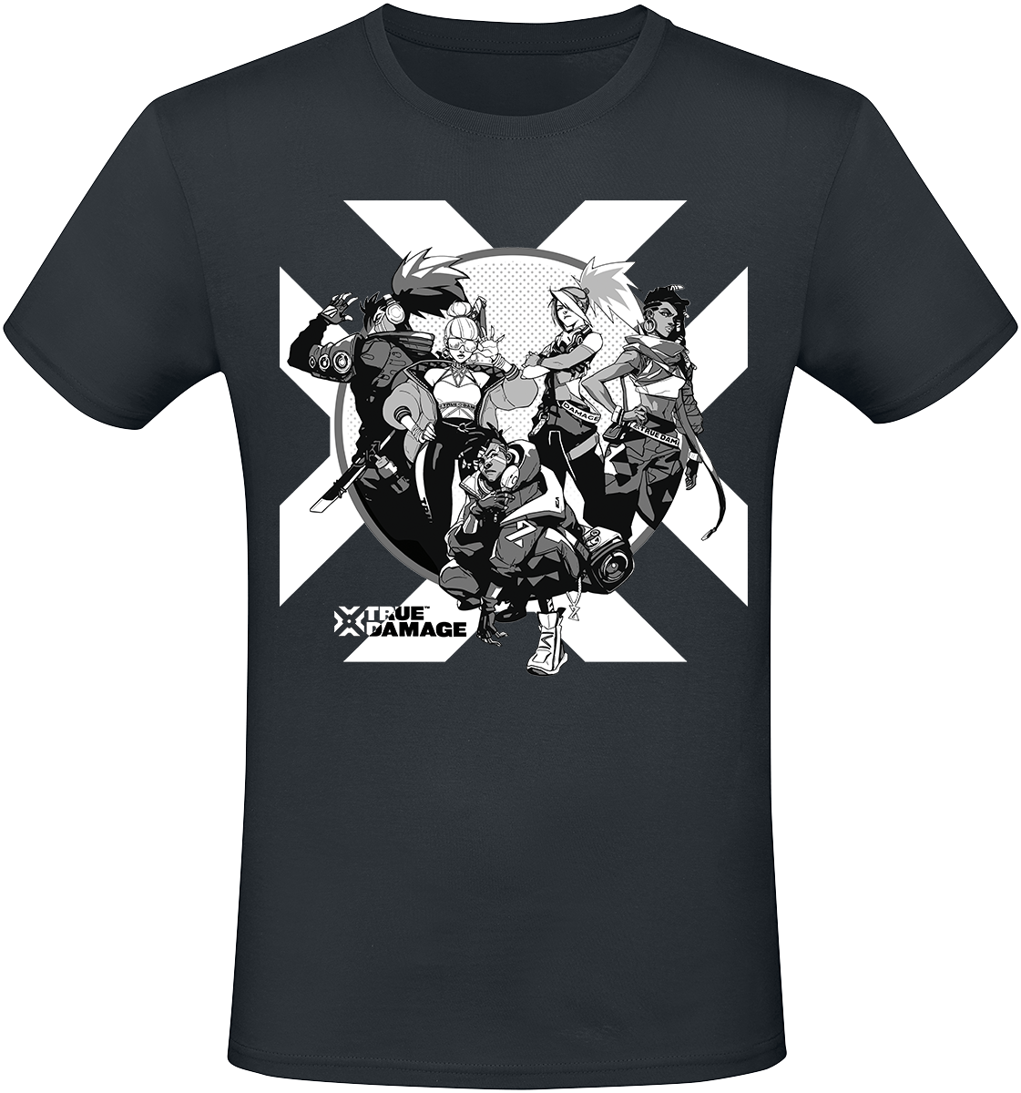 League Of Legends - True Damage - Cover - T-Shirt - schwarz - EMP Exklusiv!