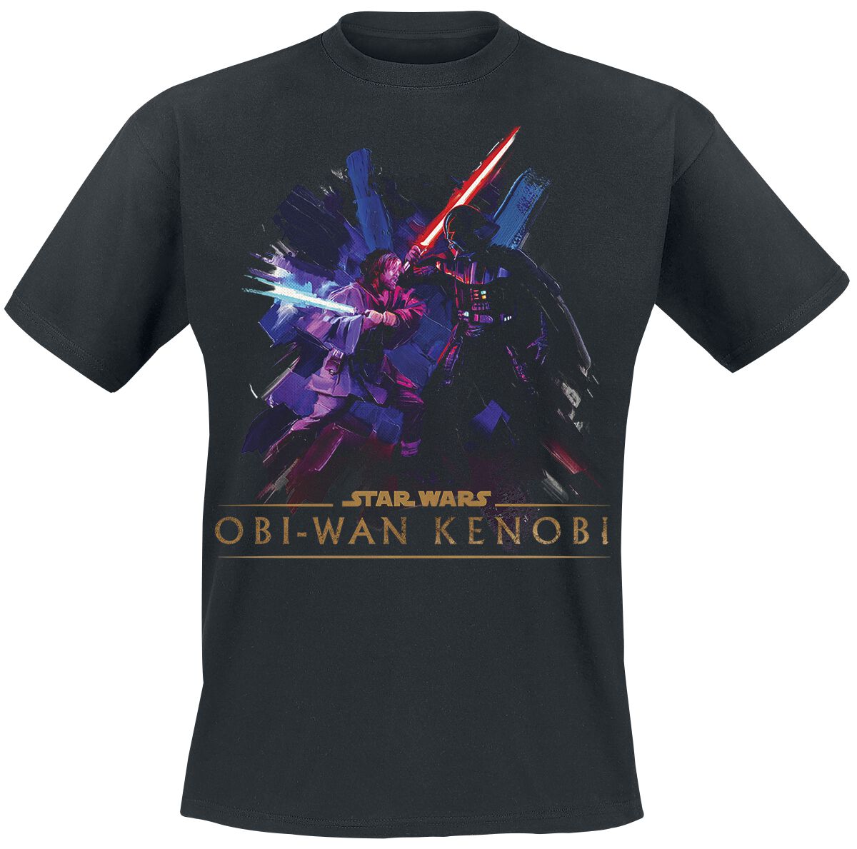 Star Wars Obi-Wan Kenobi - Vintage T-Shirt schwarz in S