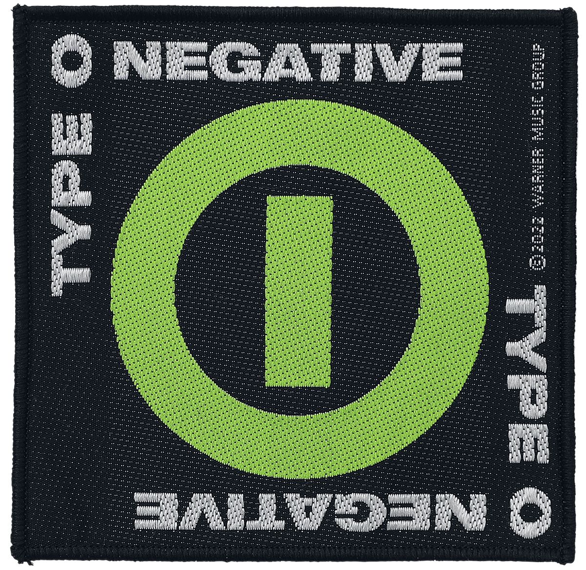 Type O Negative - Negative Symbol - Patch - schwarz|grün