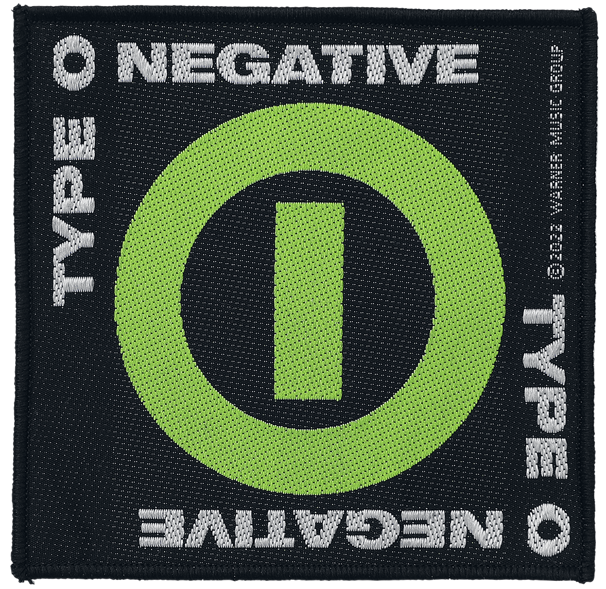 Type O Negative - Negative Symbol - Patch - schwarz| grün