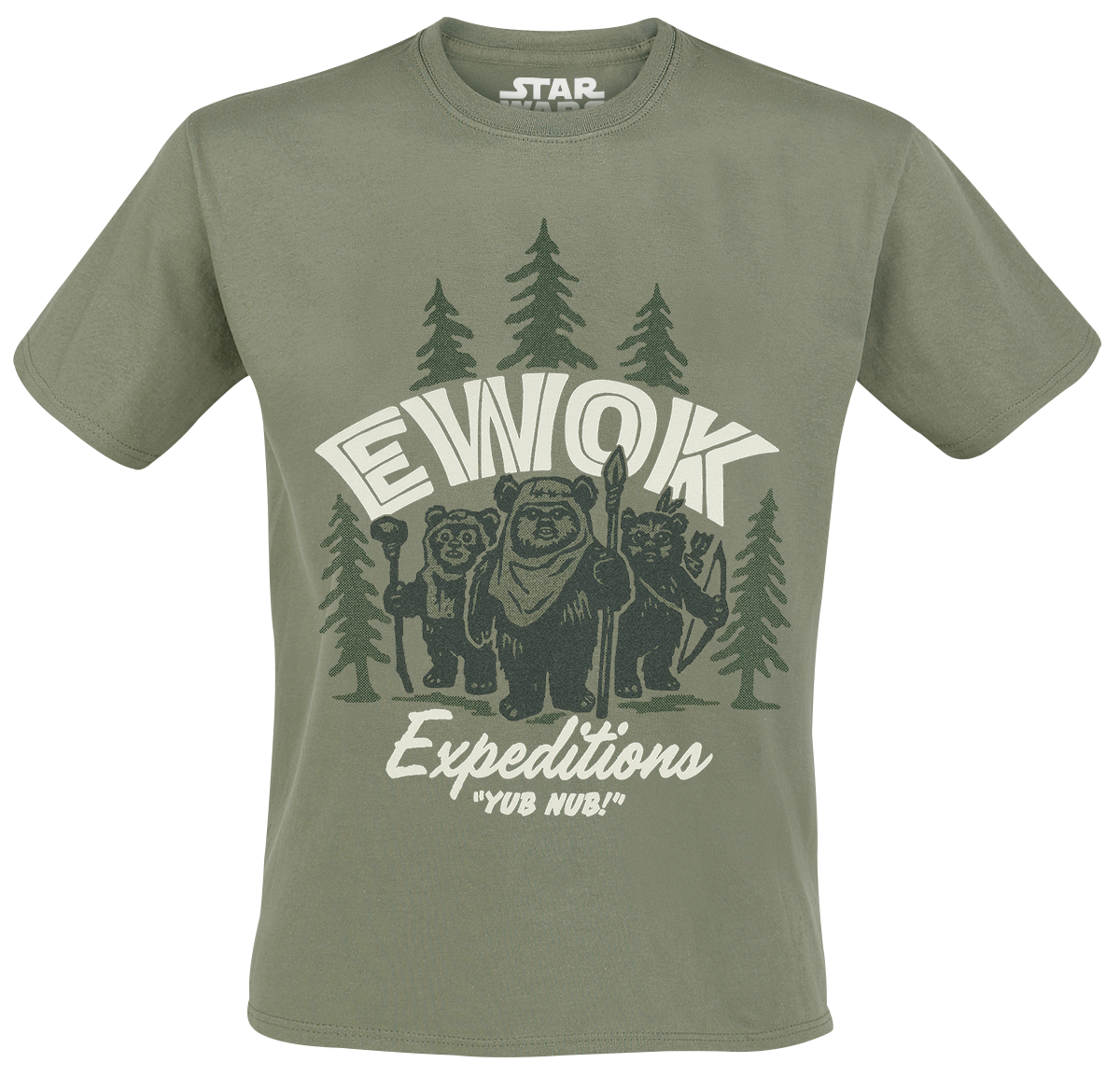 Star Wars - Ewok Expeditions - T-Shirt - grün - EMP Exklusiv!